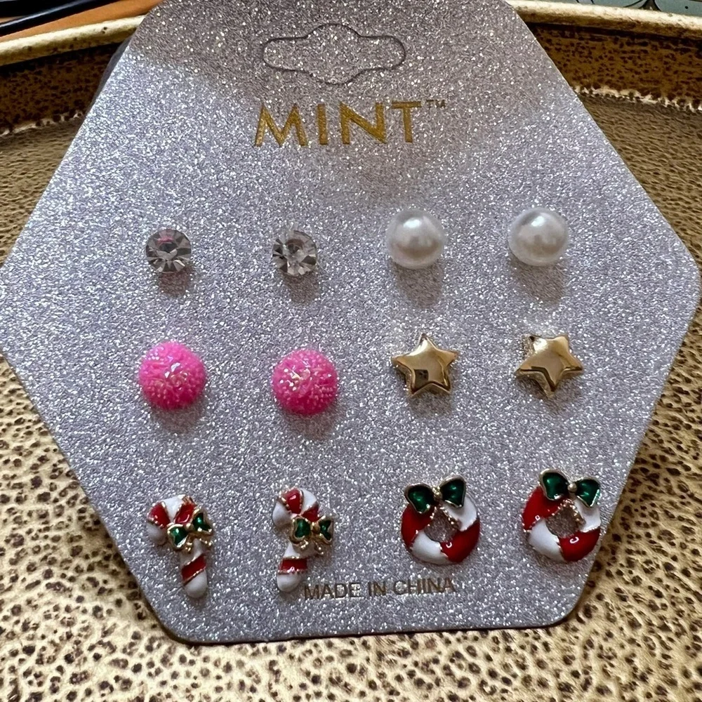 Christmas Stud Earring Set (6-Pair) – MINT